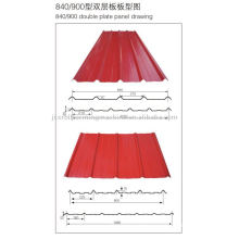 Double deck roll forming machine